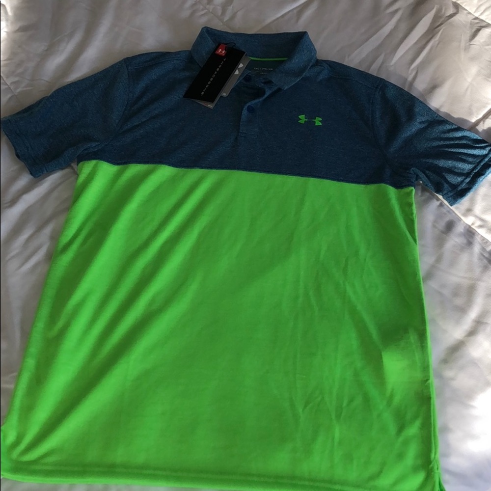 Boys XL Under Armour collared shirt NEW with tags